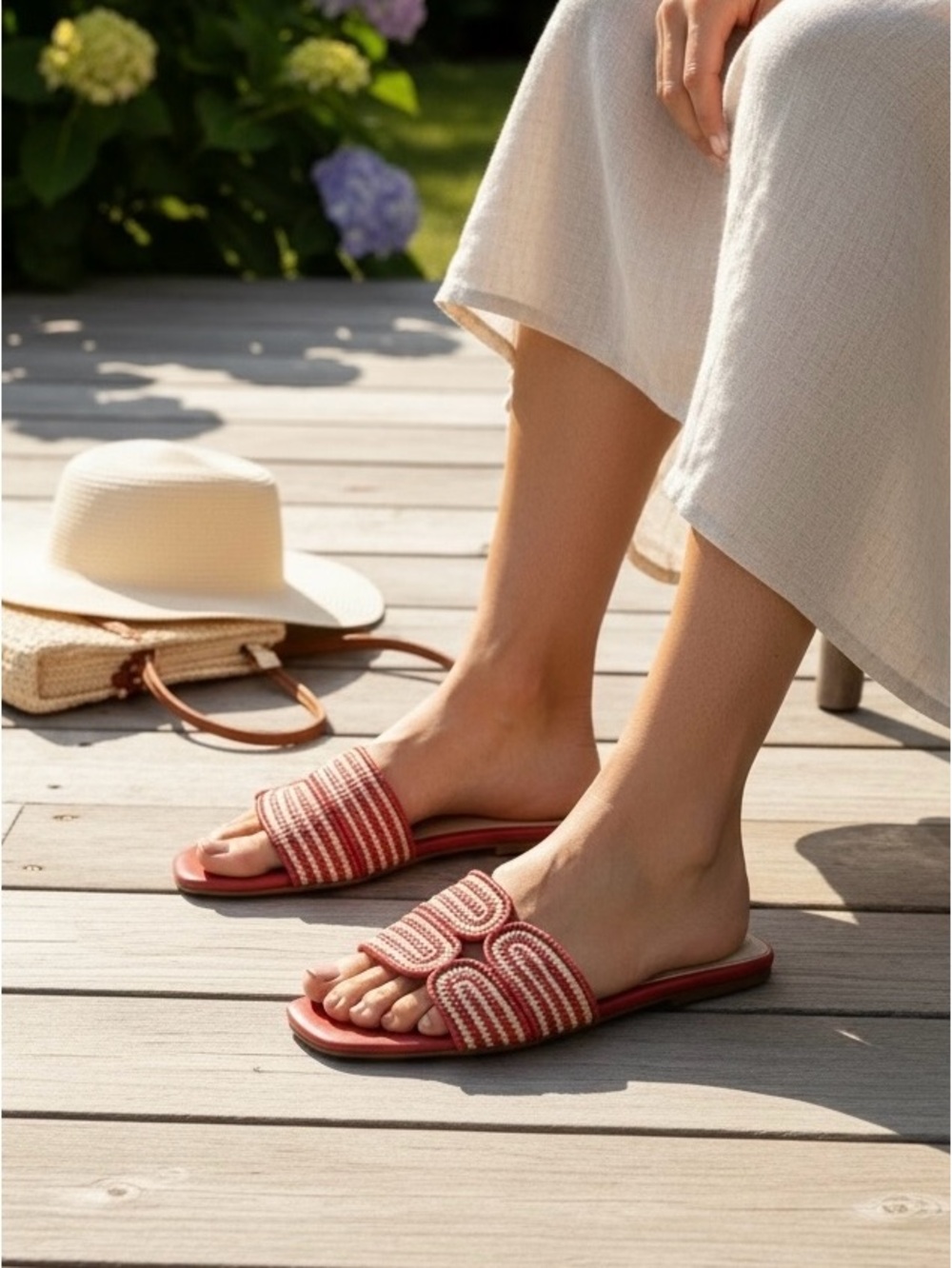 Birdies Slides Sandals The Kiwi Terracotta Woven Women’s Size 12 Pink